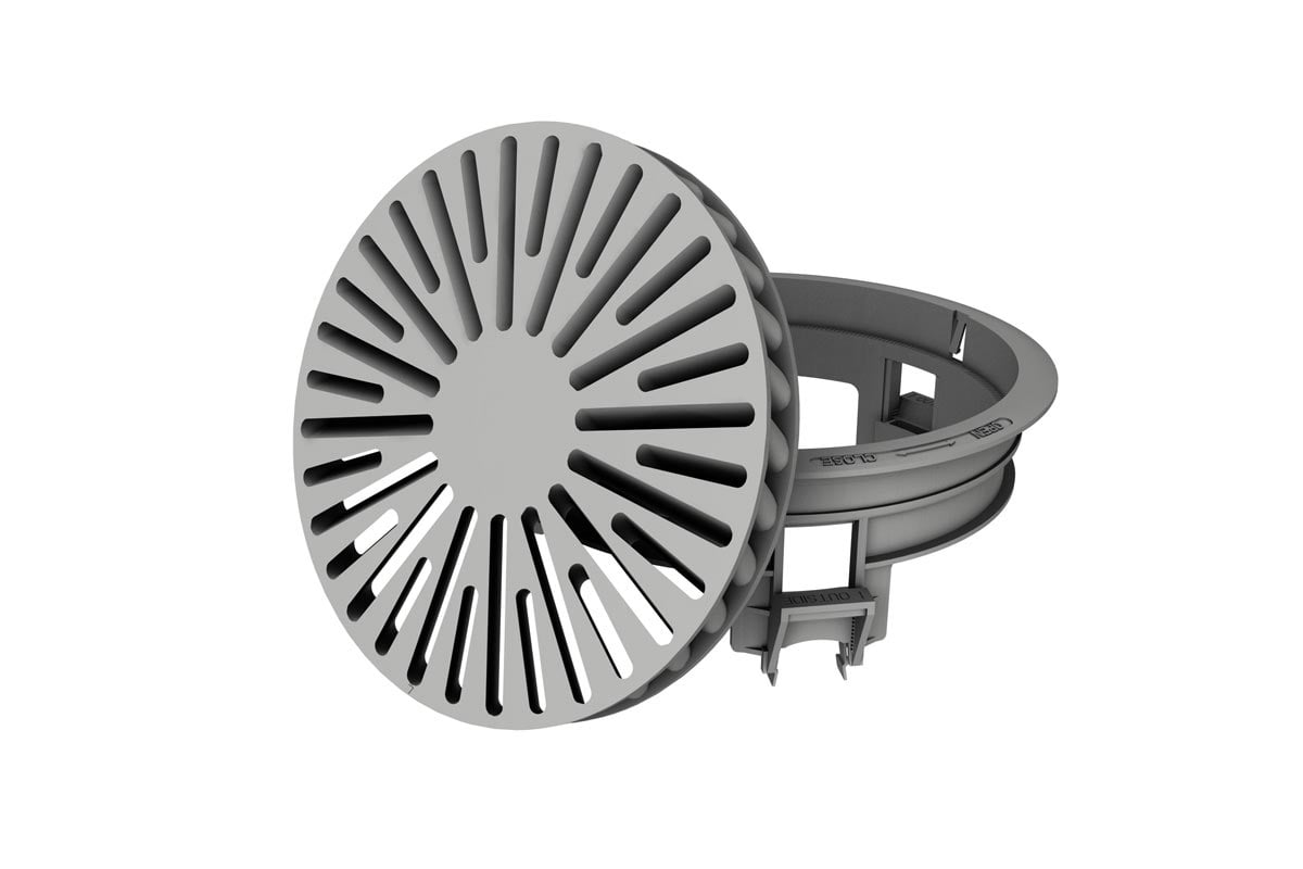 CIRCULAR FLOOR DIFFUSER (TWIST) MFD-TP