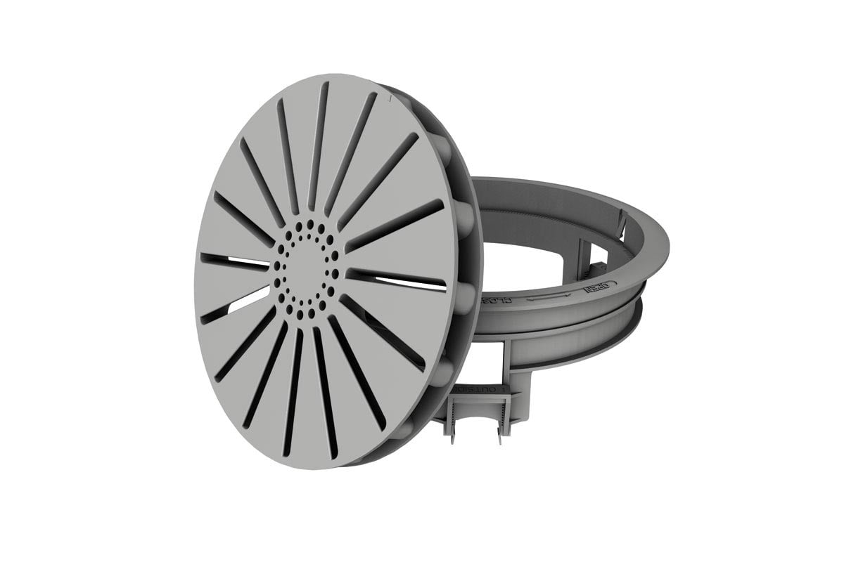 CIRCULAR FLOOR DIFFUSER (DISPLACEMENT) MFD-DP
